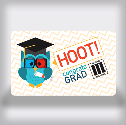 Picture of Graduation Movie Gift Card - Owl Edition