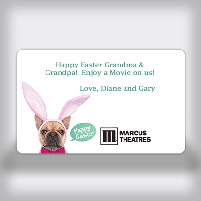 Easter Custom Movie Gift Card