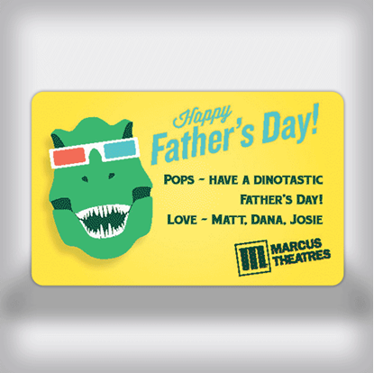 Father's Day Dino Custom Card