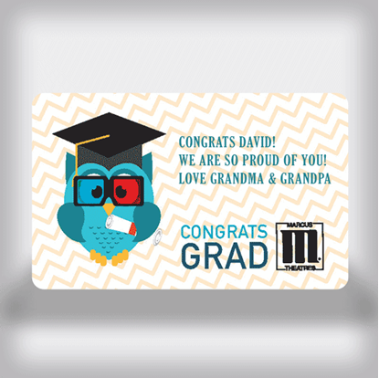 Custom Graduation Gift Card