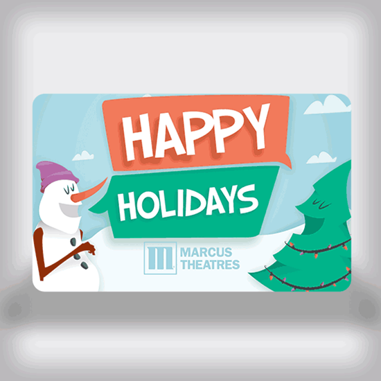 Snowman Tree Gift Card Getting A Marcus Theatres