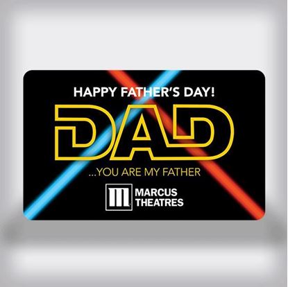 Picture of Father's Day Movie Gift Card - Light Saber Edition