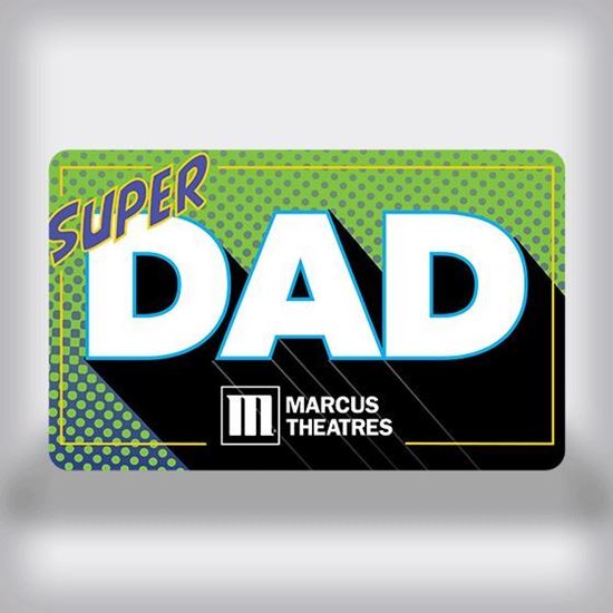 Picture of Father's Day Movie Gift Card - Super Dad Blue & Green Edition