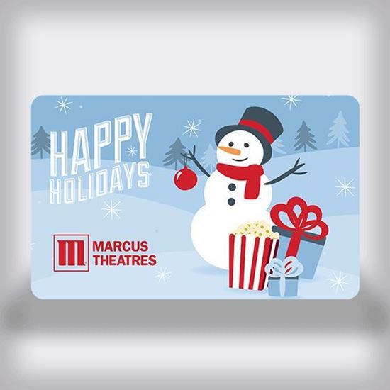 Picture of Holiday Movie Gift Card - Happy Holidays Snowman Edition