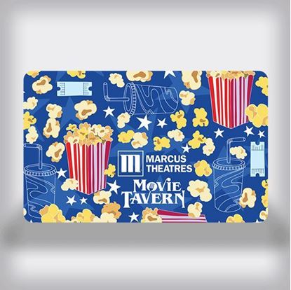 Picture of Entertainment Movie Gift Card - Blue Popcorn & Soda Dual Edition