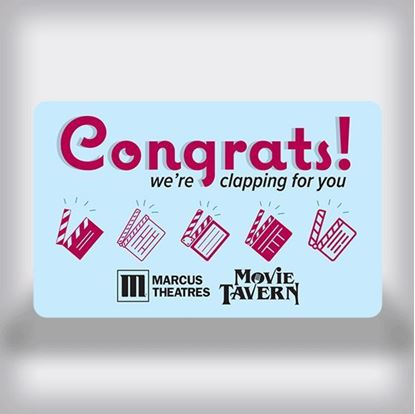 Picture of Congratulations Movie Gift Card - Congrats Clapboard Dual Edition