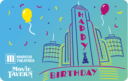 Picture of Birthday Movie Gift Card - Marcus Marquee Birthday