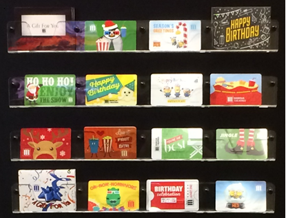 Picture of Gift Card Display Plastic Holders 