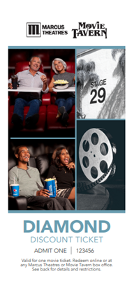 Picture of Theatre Discount Ticket Book - 20 count 900 series