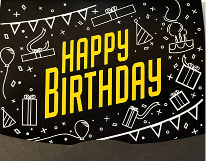 Picture of Gift Card Envelope - Happy Birthday