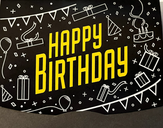 Picture of Gift Card Envelope - Happy Birthday