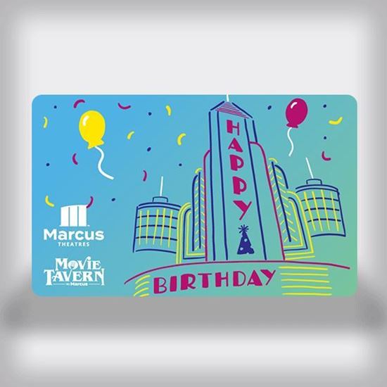 Picture of Birthday Movie Gift Card - Marcus Marquee Birthday
