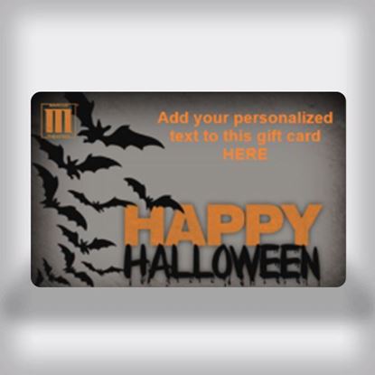 Picture of Halloween Movie Gift Card - Personalized Custom Halloween Bats (8)