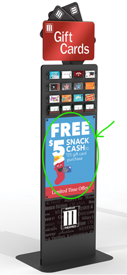 Picture of Gift Card  Display Front Large Insert (18X24)