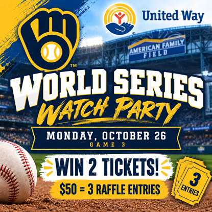 Picture of United Way Raffle – Brewers World Series Game 3 (3 Entries – $50)