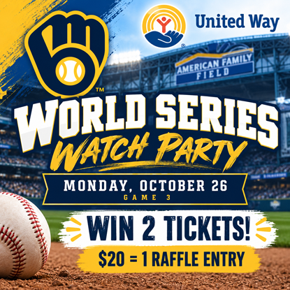 Picture of United Way Raffle – Brewers Game 3 Watch Party (1 Entry – $20)