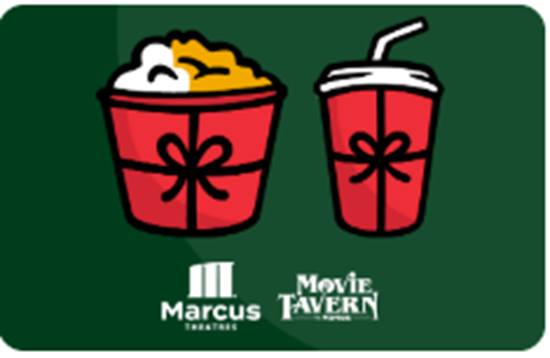Picture of Holiday Movie Gift Card - Popcorn Soda Gifts